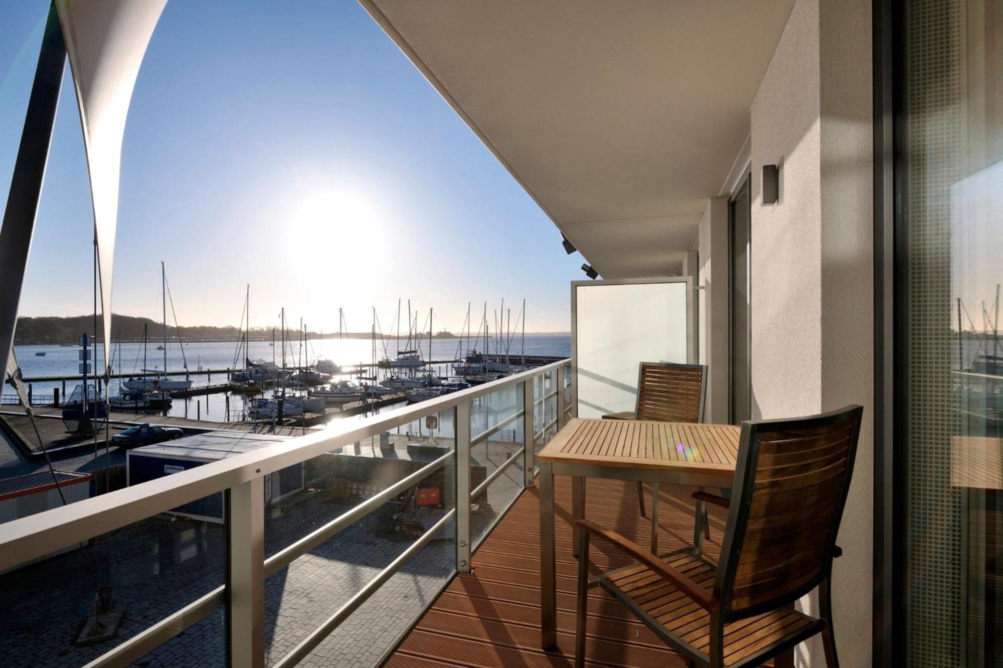 Apartment 12 - "Silbermoewe I" - Blickrichtung Yacht- Und Binnenhafenoffenes Meer Eckernförde エクステリア 写真